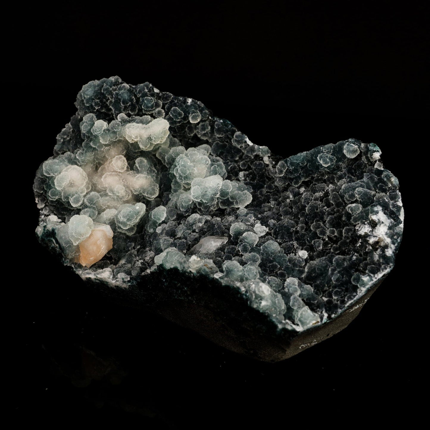 Sparkling Chalcedony Geode Natural Mineral Specimen # B 6568