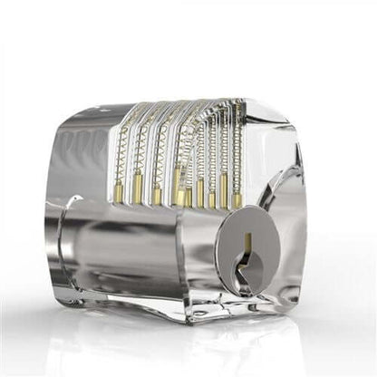Dangerfield Clear Acrylic Practice Lock - Standard Pins - Medium difficulty
