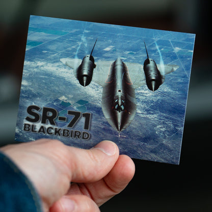 SR-71 Blackbird - Titanium Fragment - Display Card