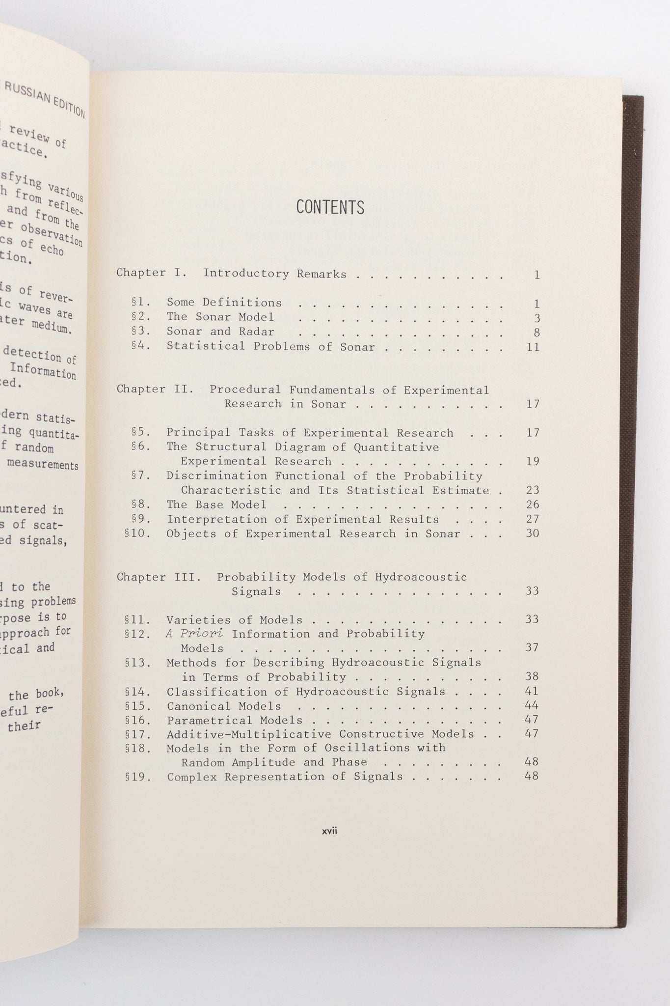 Statistical Methods in Sonar Books Stemcell Science Shop