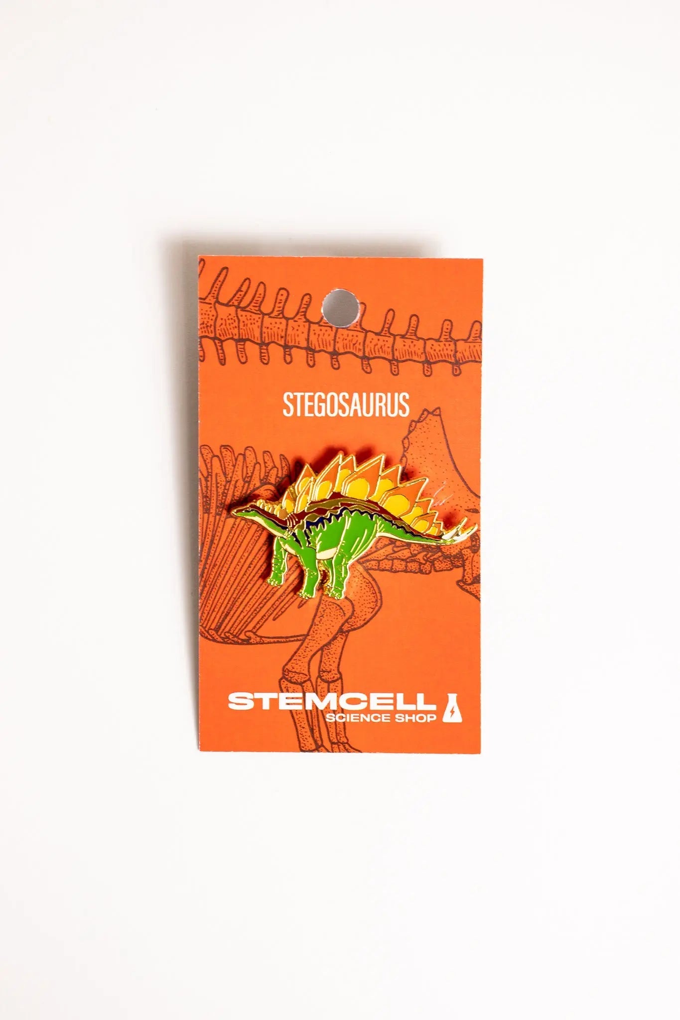 Stegosaurus Enamel Pin (Stegosaurus stenops), Default Title at Stemcell Science Shop