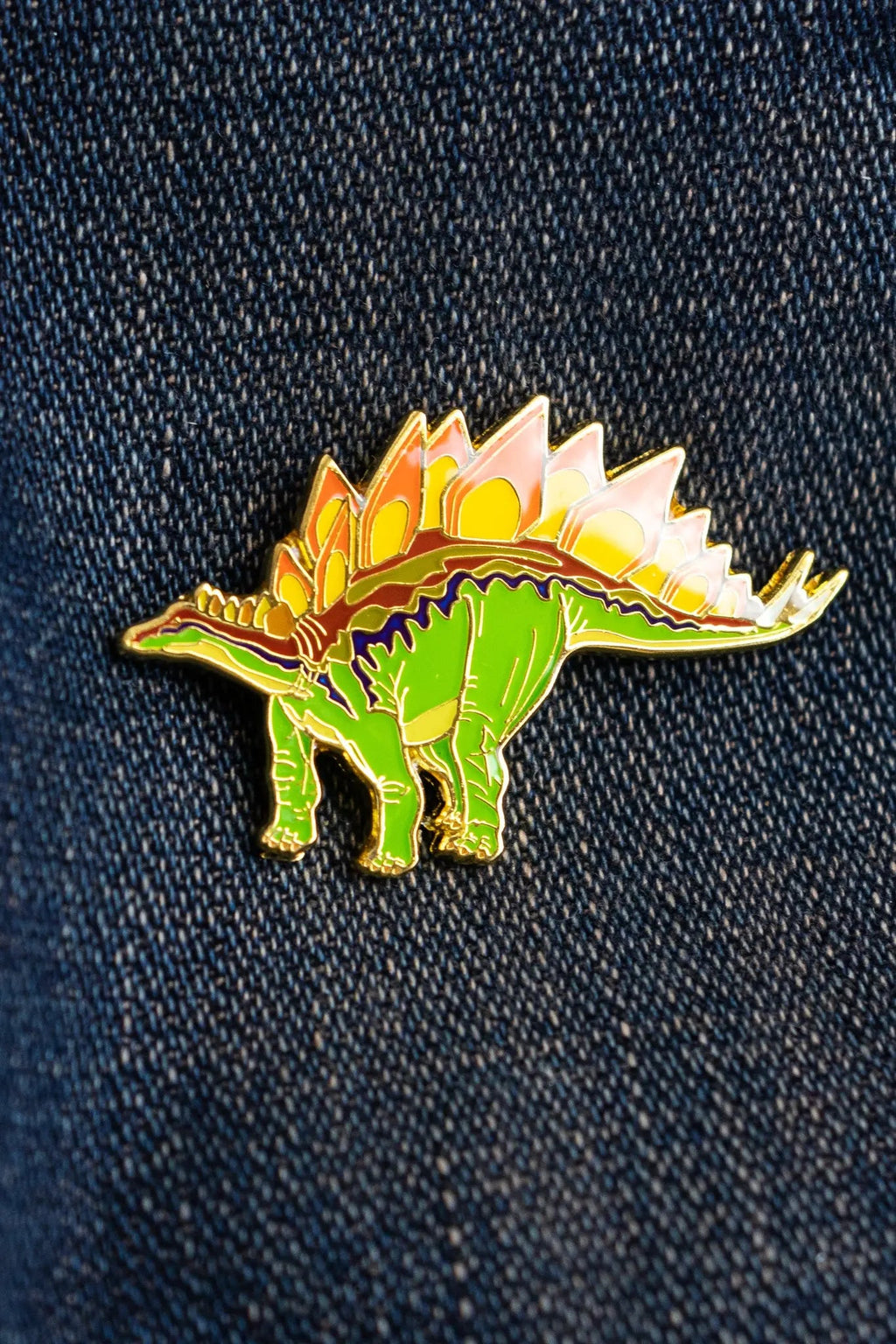 Stegosaurus Enamel Pin (Stegosaurus stenops), Default Title at Stemcell Science Shop