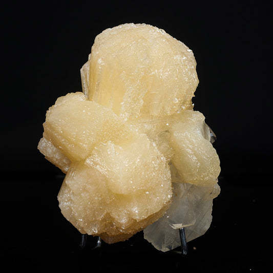 Stilbite bow with Apophyllite Natural Mineral Specimen #TC24-26
