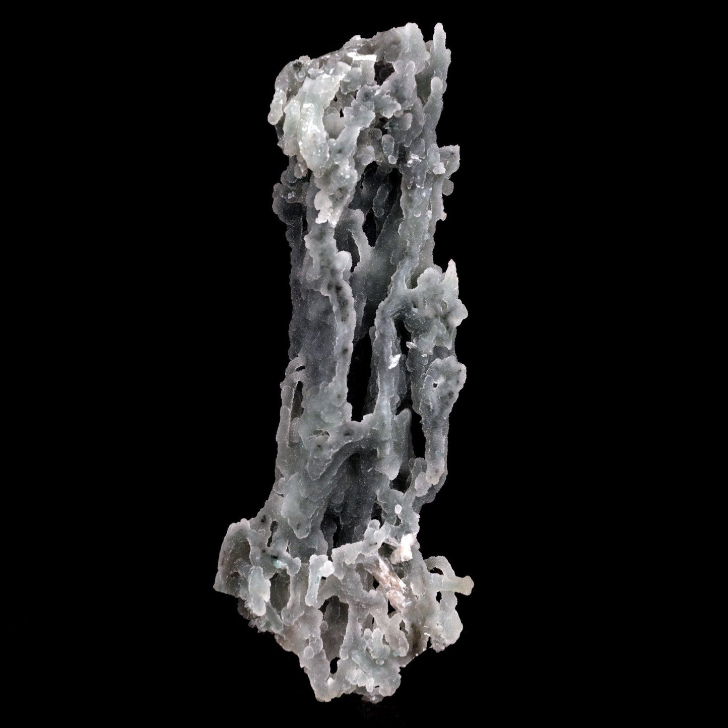 Stilbite Crystals on Chalcedony Coral Natural Mineral Specimen  # B 4825