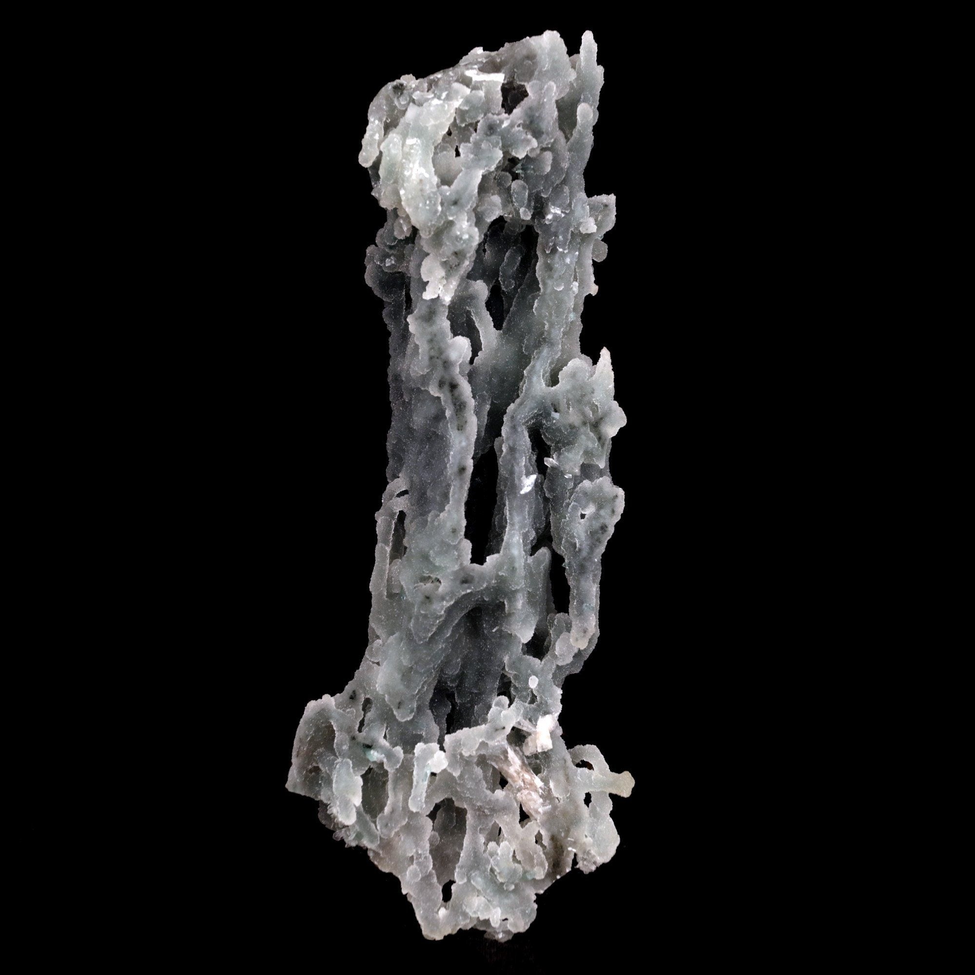 Stilbite Crystals on Chalcedony Coral Natural Mineral Specimen  # B 4825