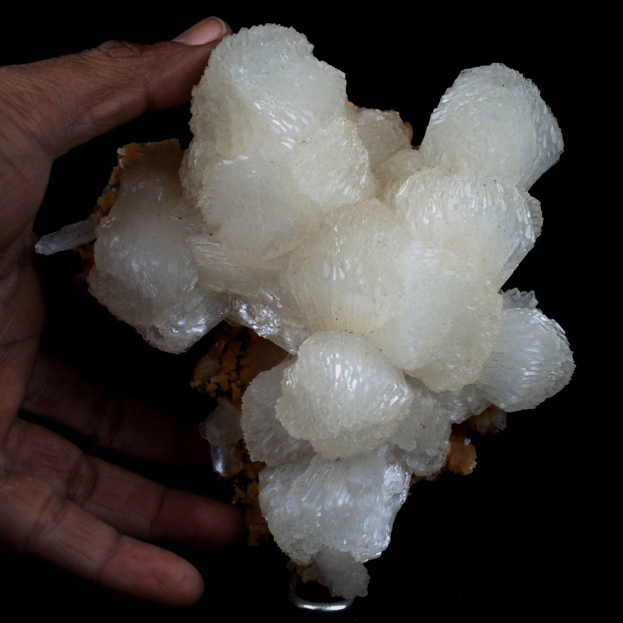 Stilbite Lusterous on Heulandite Natural Mineral Specimen  # B 4917