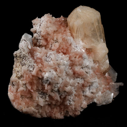 Stilbite on Heulanidte Natural Mineral Specimen  # B 5154