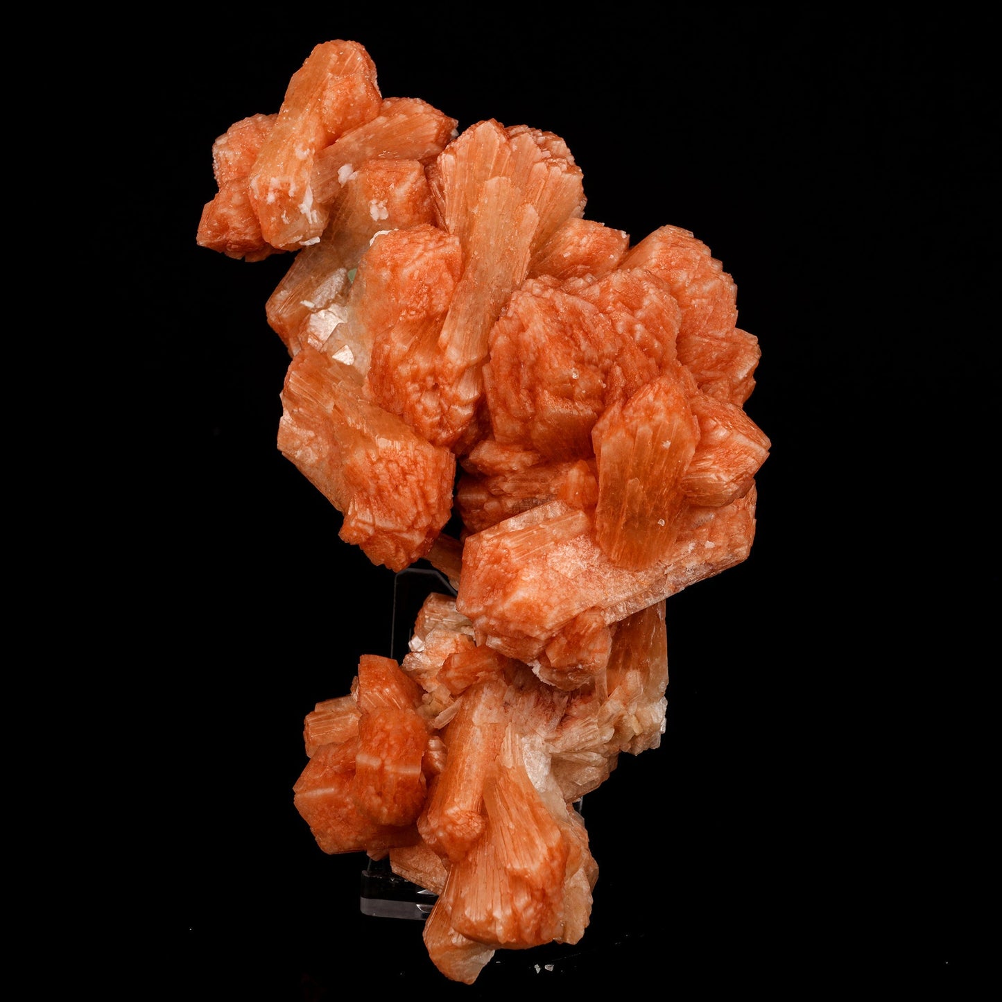 Stilbite Red Natural Mineral Specimen # B 5833