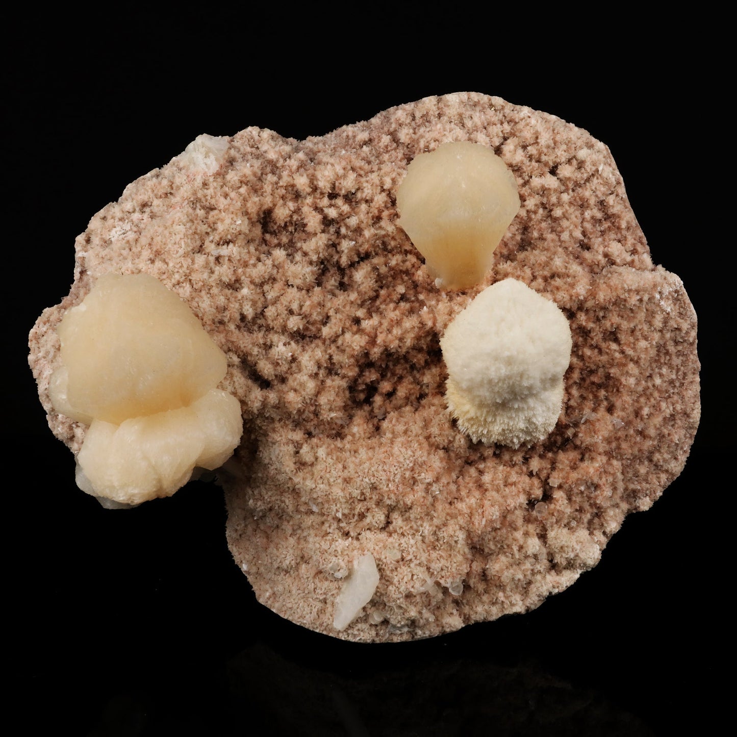 Stilbite with Heulandite Natural Mineral Specimen # B 5584