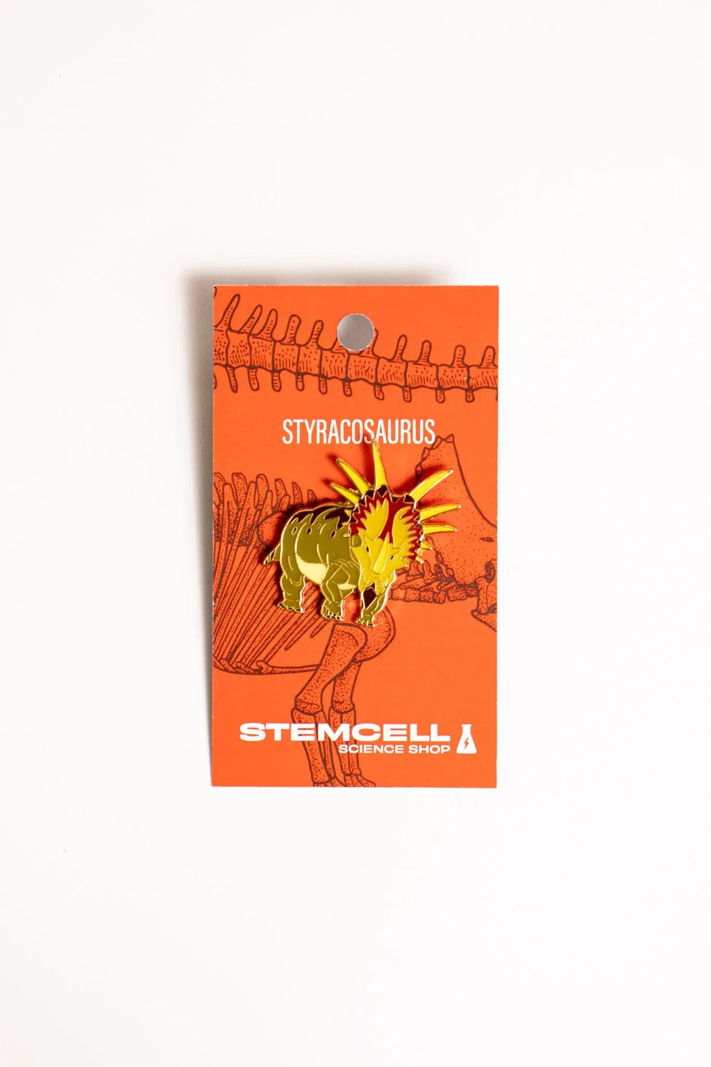 Styracosaurus Enamel Pin (Styracosaurus albertensis), Default Title at Stemcell Science Shop