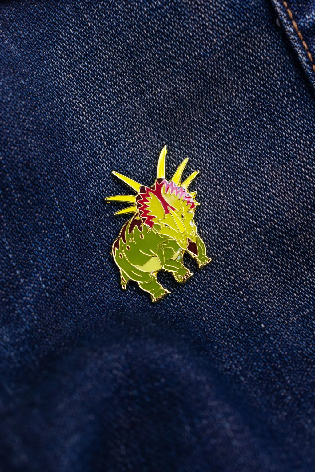 Styracosaurus Enamel Pin (Styracosaurus albertensis), Default Title at Stemcell Science Shop