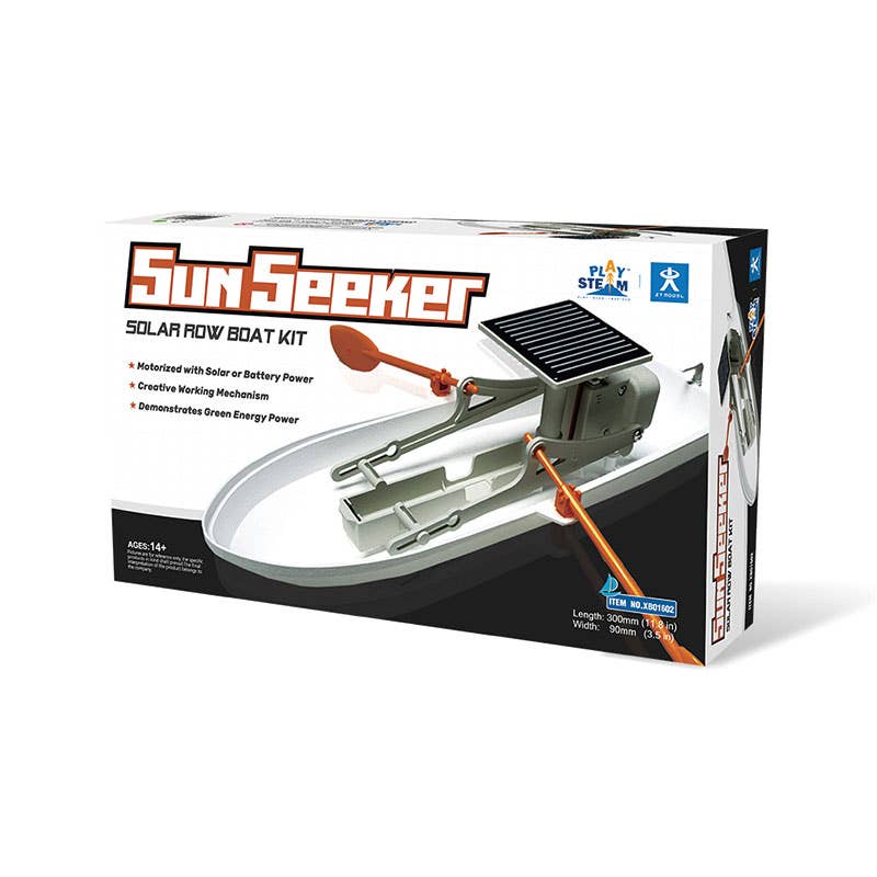 Sun Seeker Solar Powered Row Boat Kit Kids Stemcell Science Shop