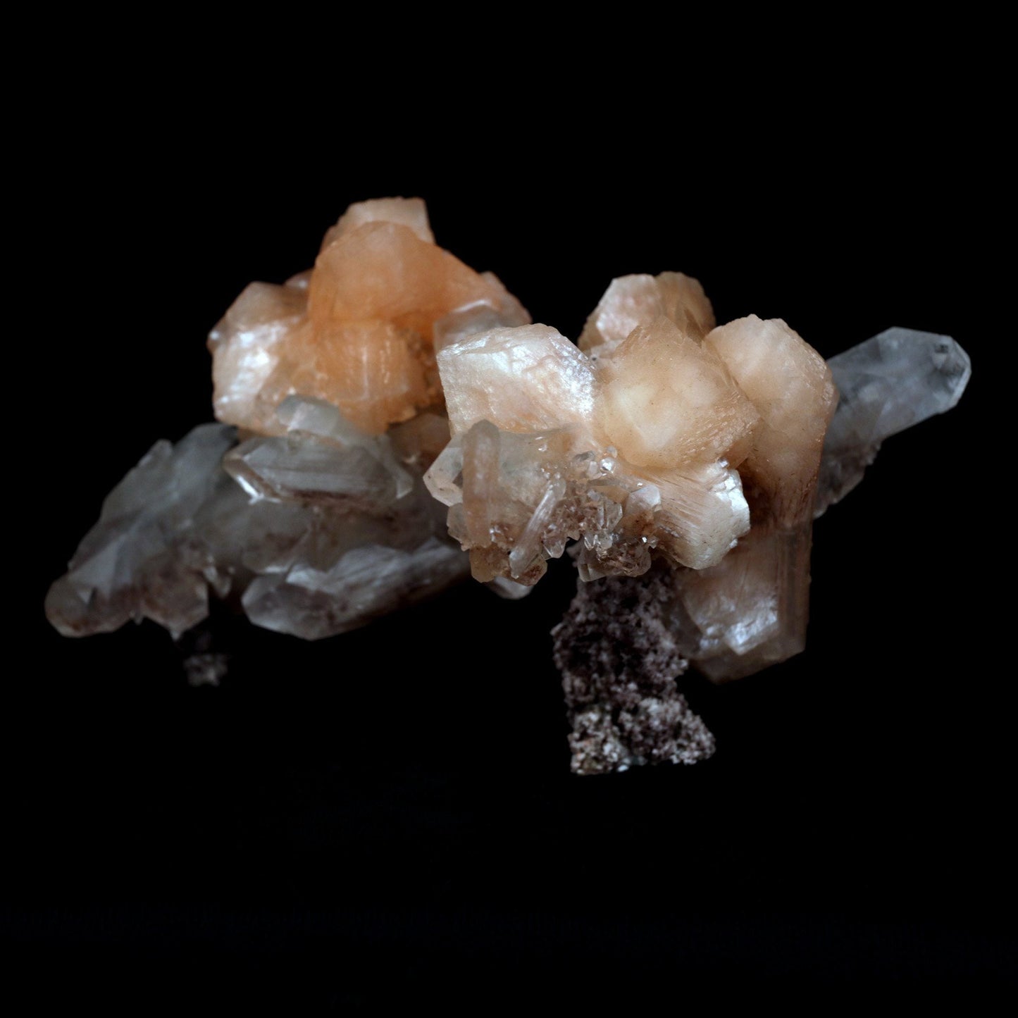 Terminated Stilbite with Apophyllite Natural Mineral Specimen  # B 4802