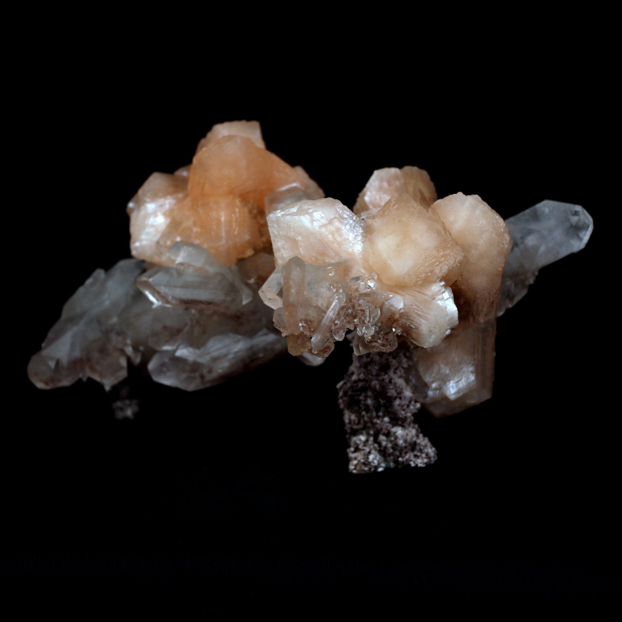 Terminated Stilbite with Apophyllite Natural Mineral Specimen  # B 4802