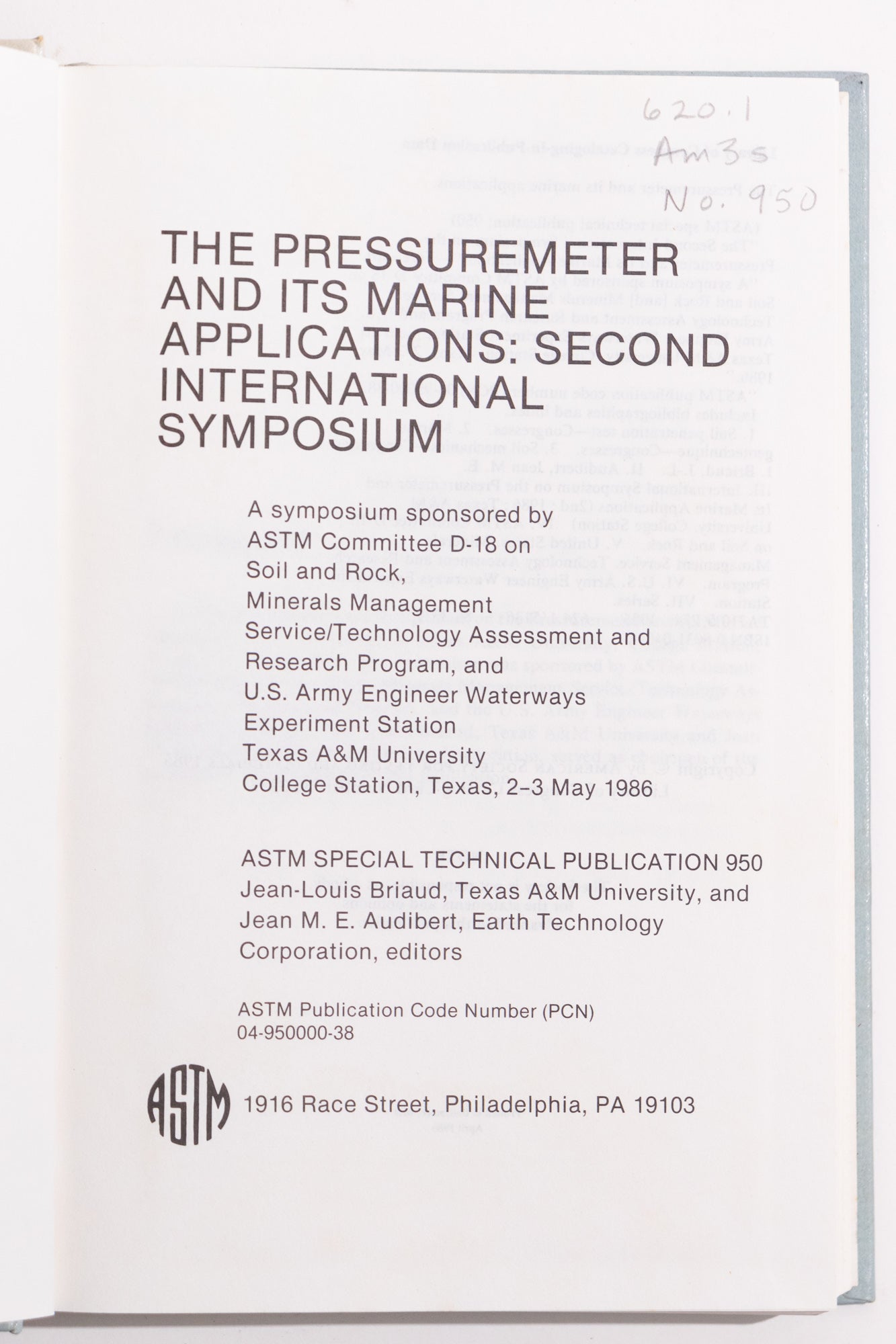 The Pressuremeter and It's Marine Applications Books Stemcell Science Shop