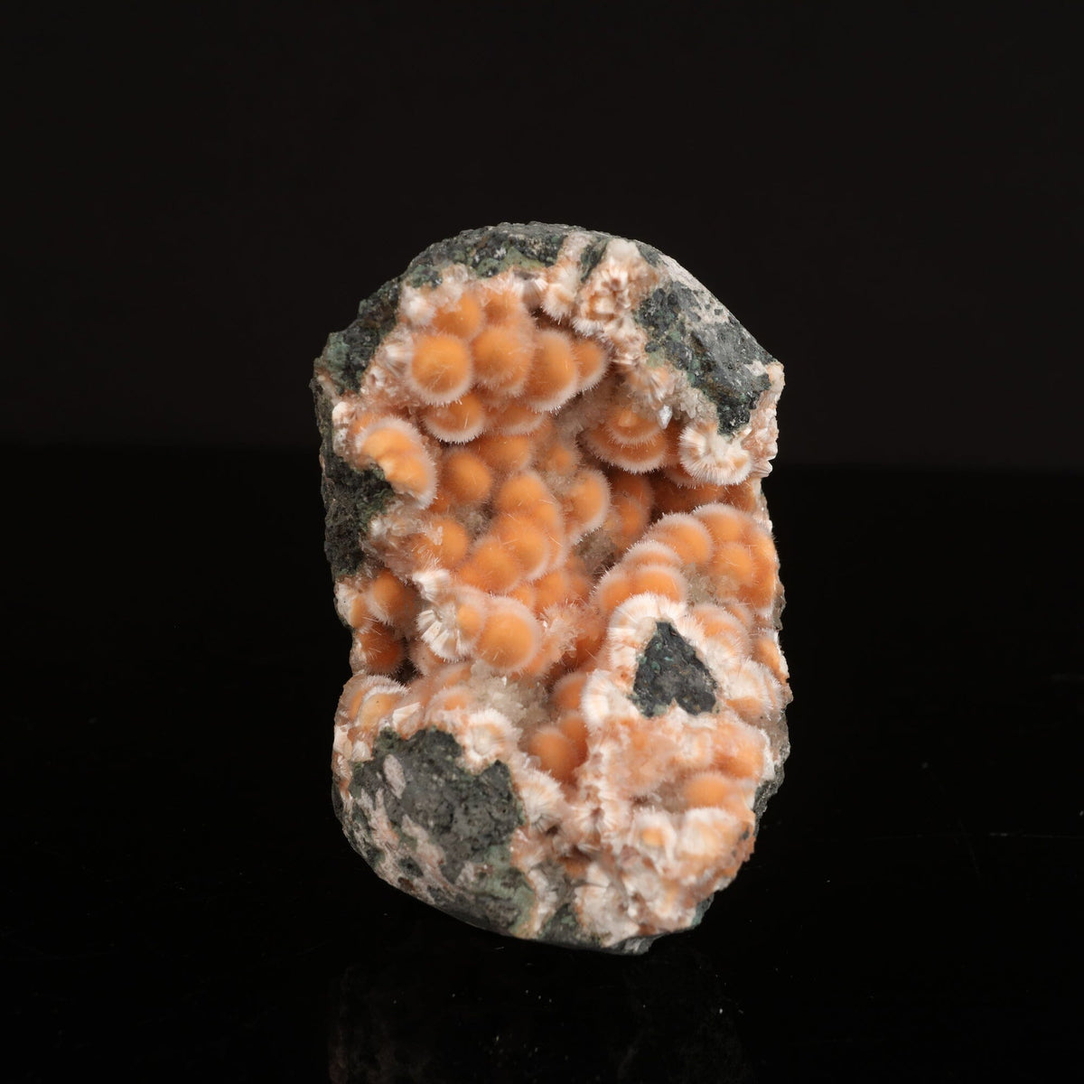 Thomsonite Orange Rare Find Free Standing Natural Mineral Specimen # B 6629