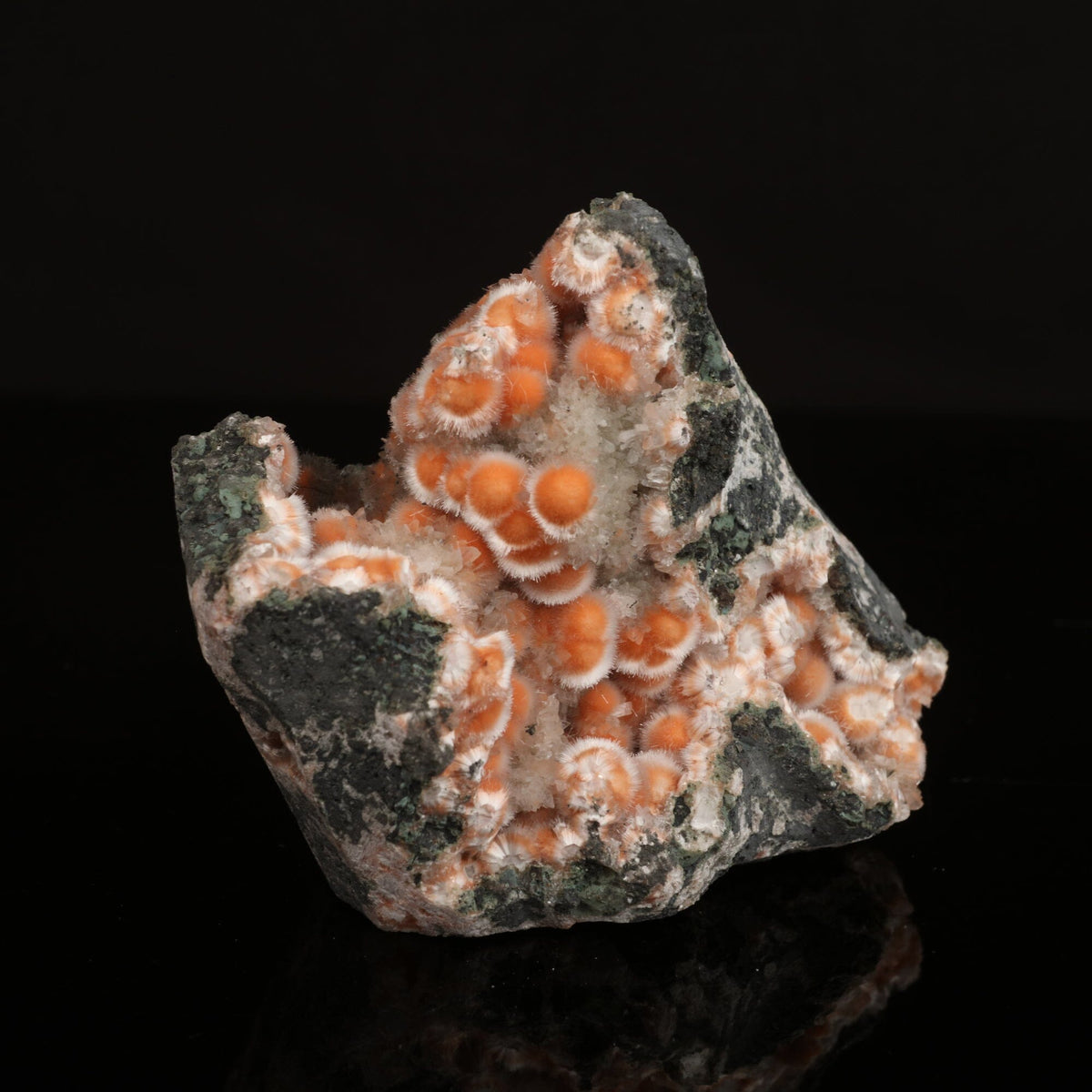 Thomsonite Orange Rare Find Natural Mineral Specimen # B 6633