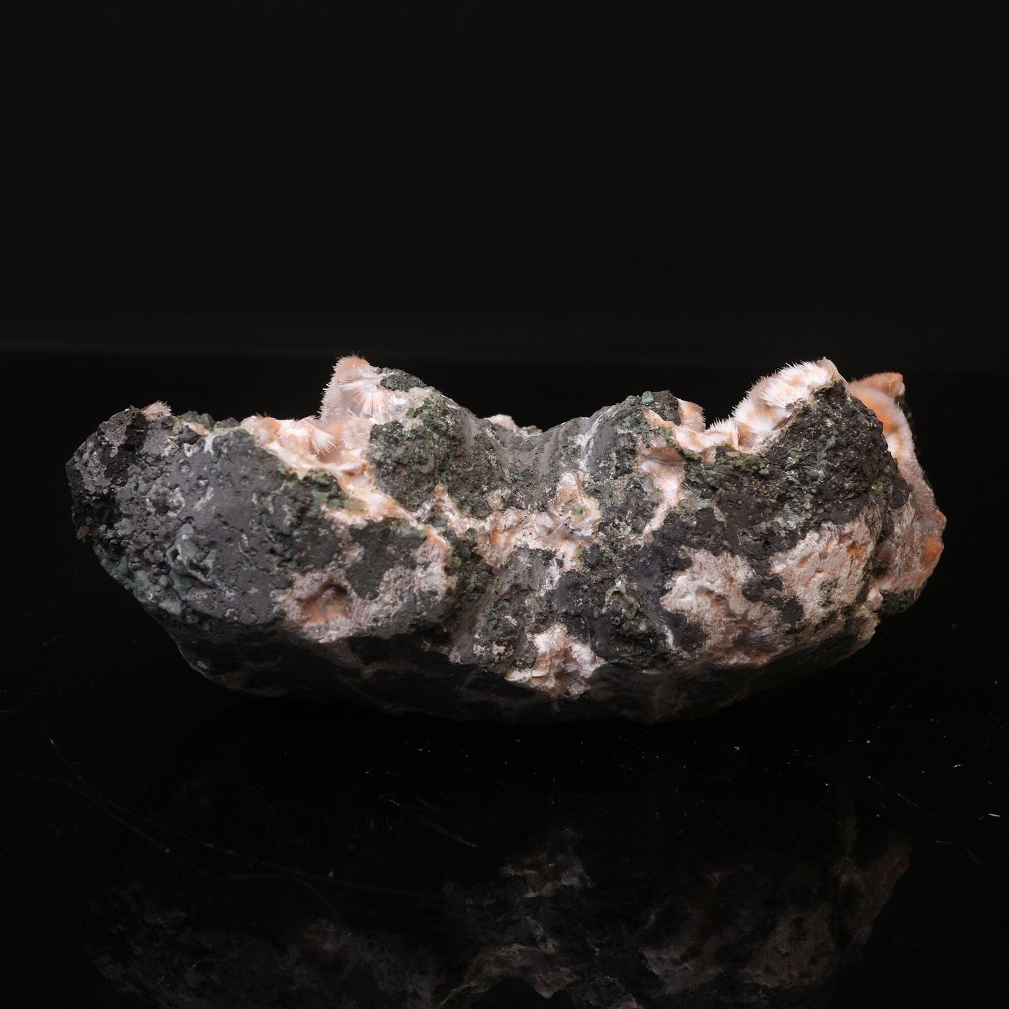 Thomsonite Orange Rare Find Natural Mineral Specimen # B 6744