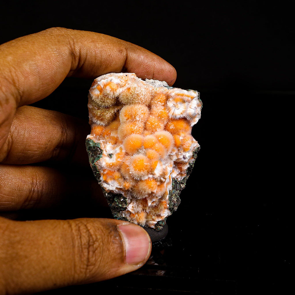 Thomsonite Orange Rare Find Natural Mineral Specimen # B 6813