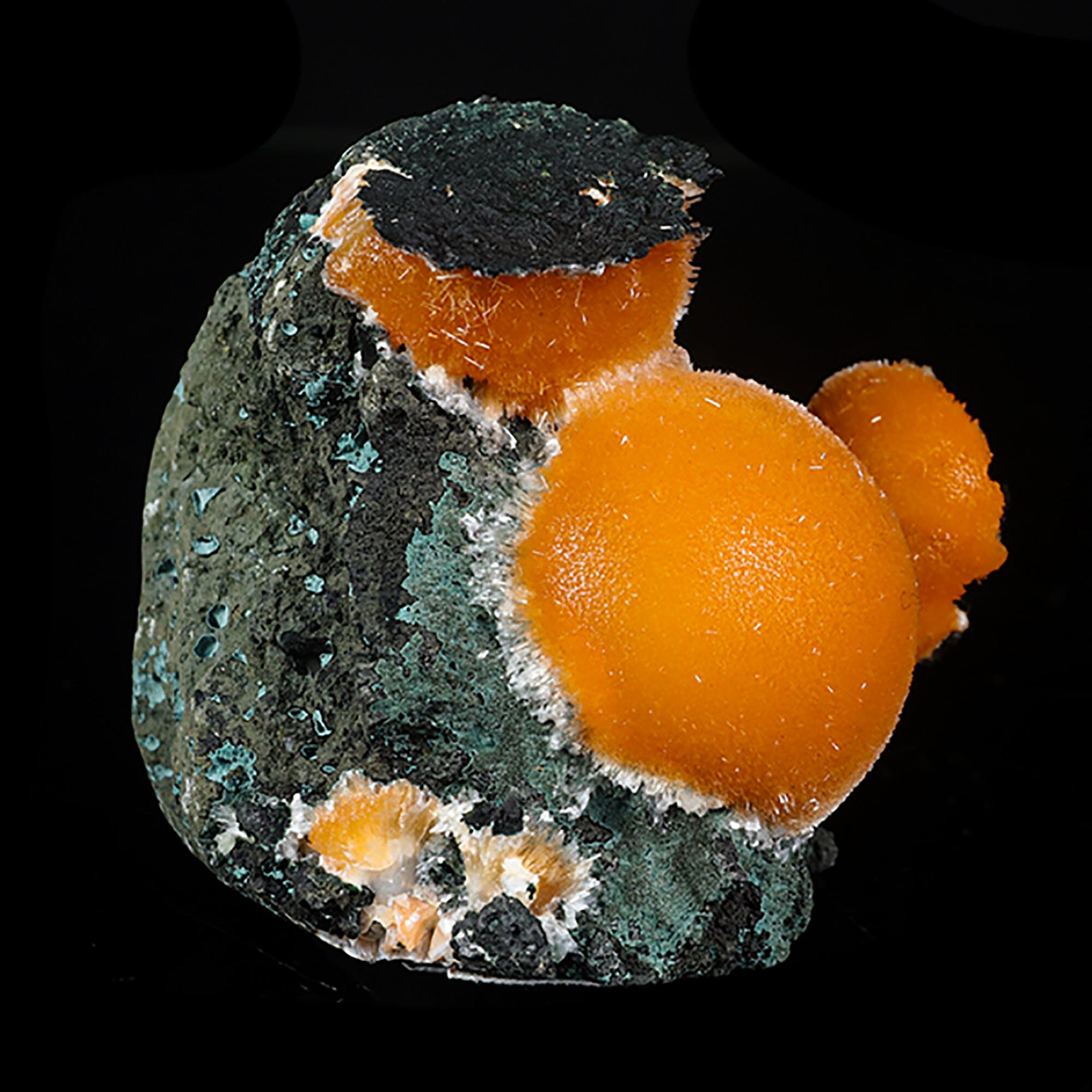 Thomsonite Orange Rare Find Natural Mineral Specimen # B 7041
