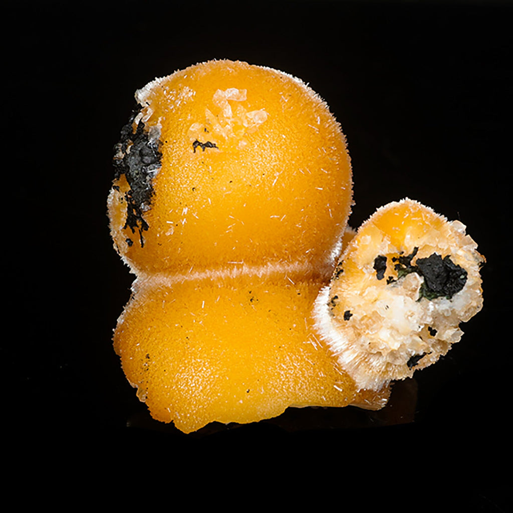 Thomsonite Orange Rare Find Natural Mineral Specimen # B 7052
