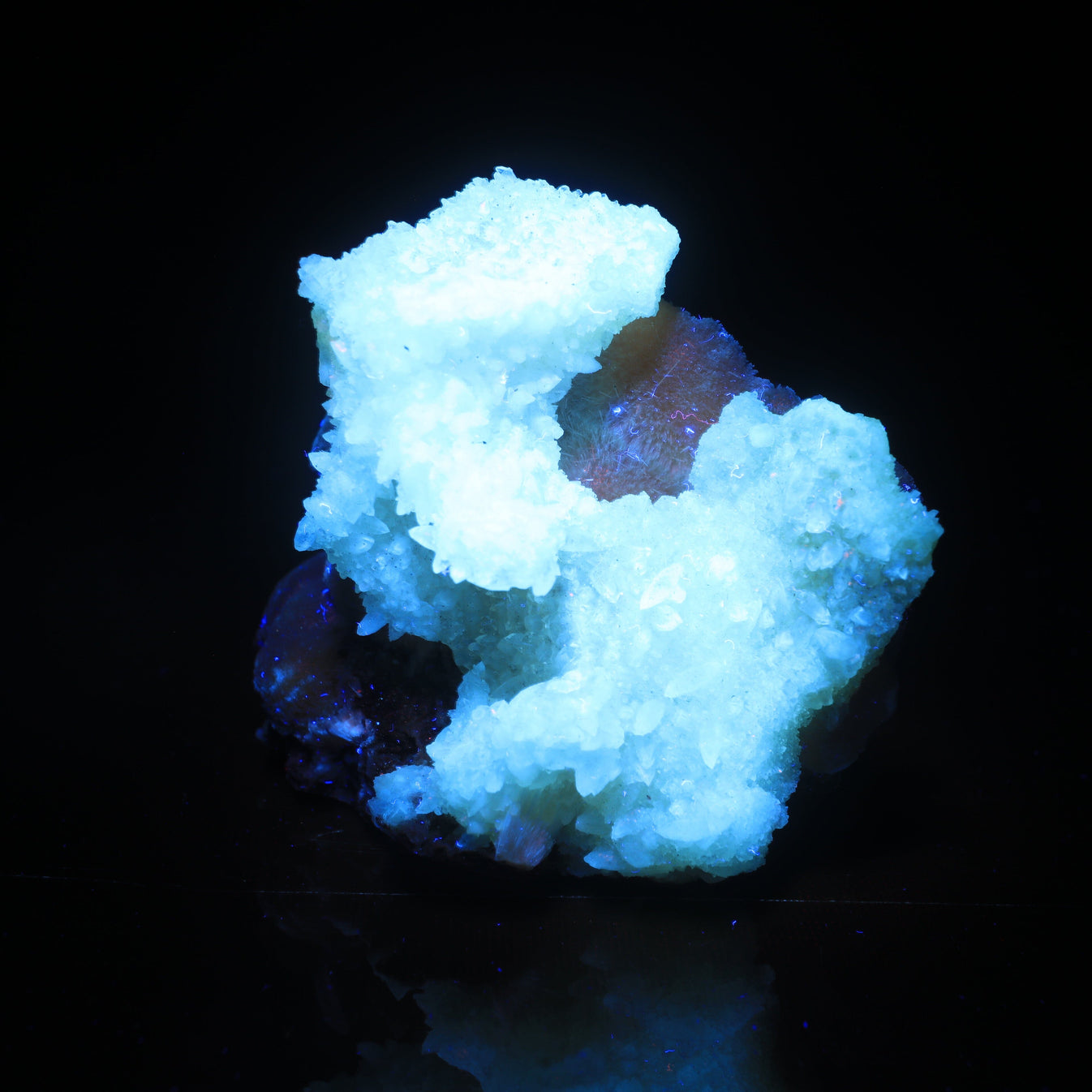 Thomsonite Orange Rare Find with Calcite Natural Mineral Specimen # B ...