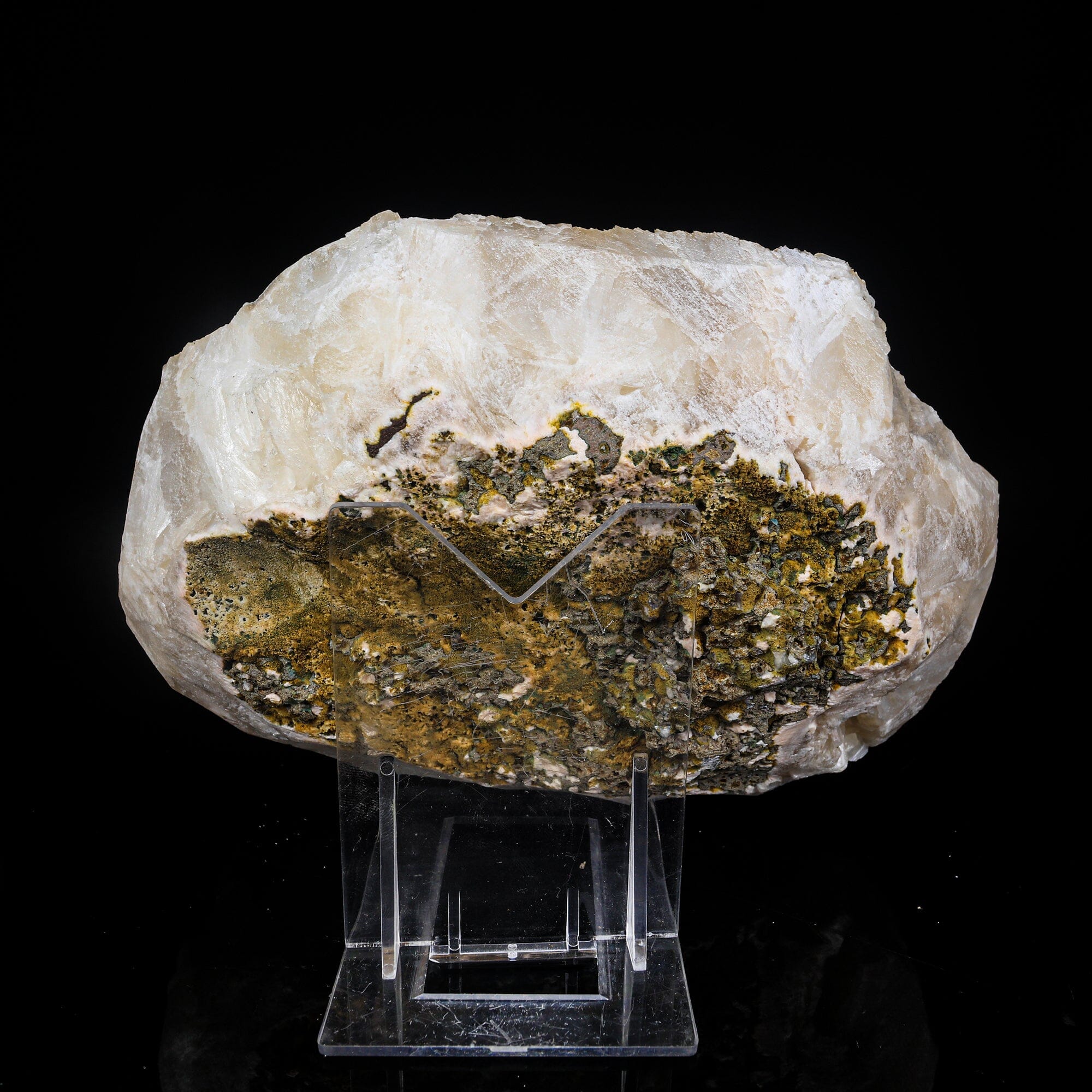 Thomsonite Yellow Color Rare Find Natural Mineral Specimen # B 7007