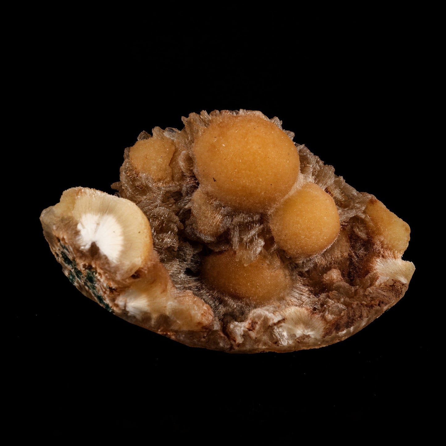 Thomsonite Yellow Colour Rare Find Natural Mineral Specimen # B 6340