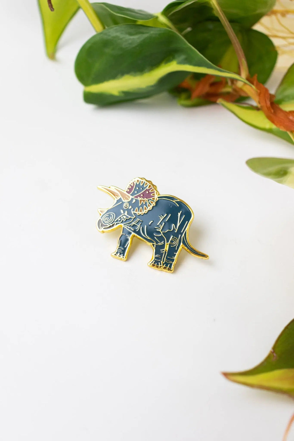 Triceratops Enamel Pin (Triceratops horridus), Default Title at Stemcell Science Shop