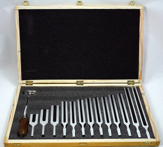 Tuning Fork Wooden Box Set Demonstration Stemcell Science Shop