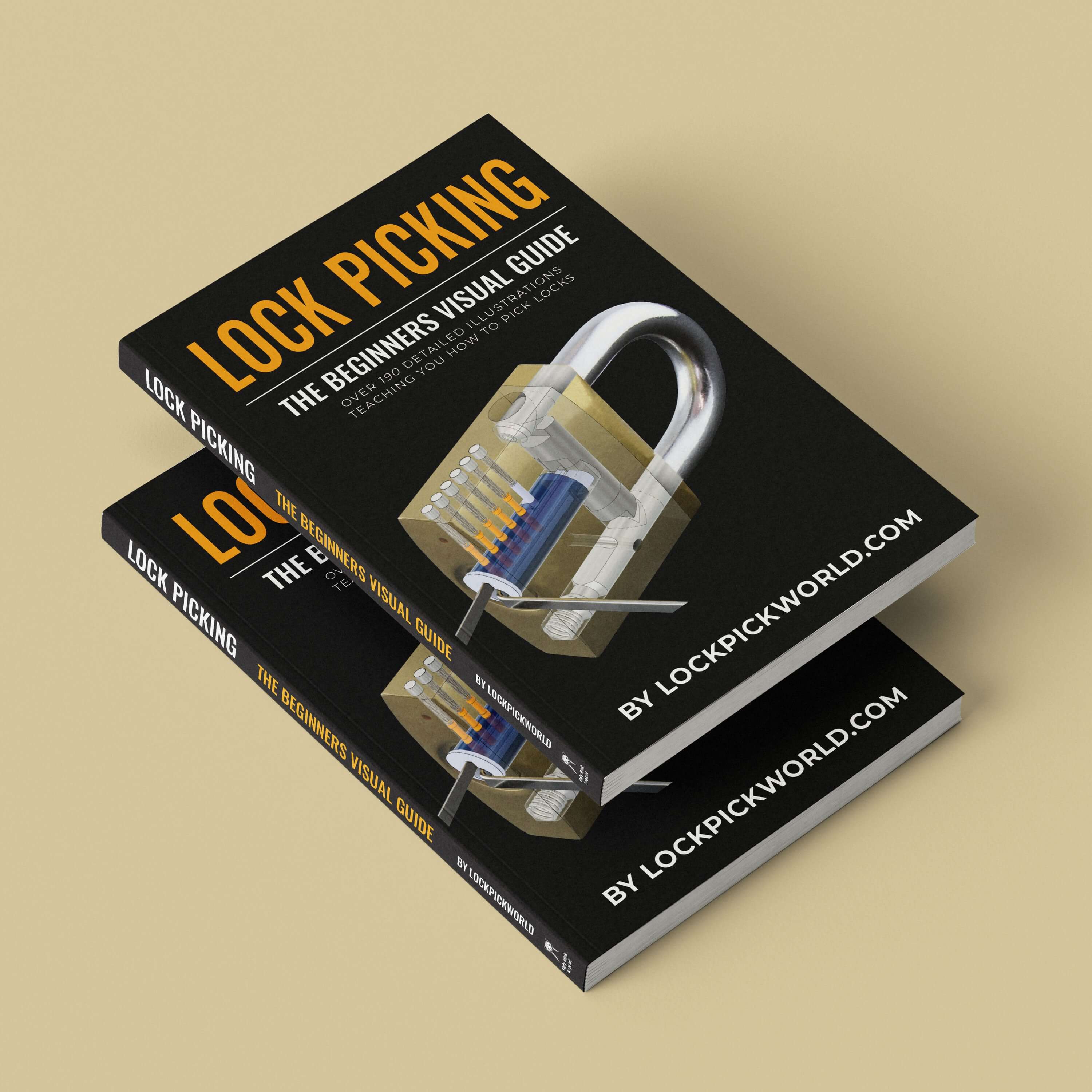 Lock Picking Book - Beginners Visual Guide, 190 Color