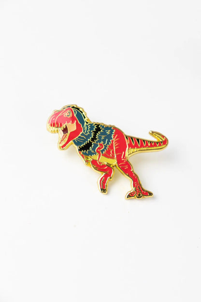 Tyrannosaurus Rex Pin with Feathers Pin Stemcell Science Shop