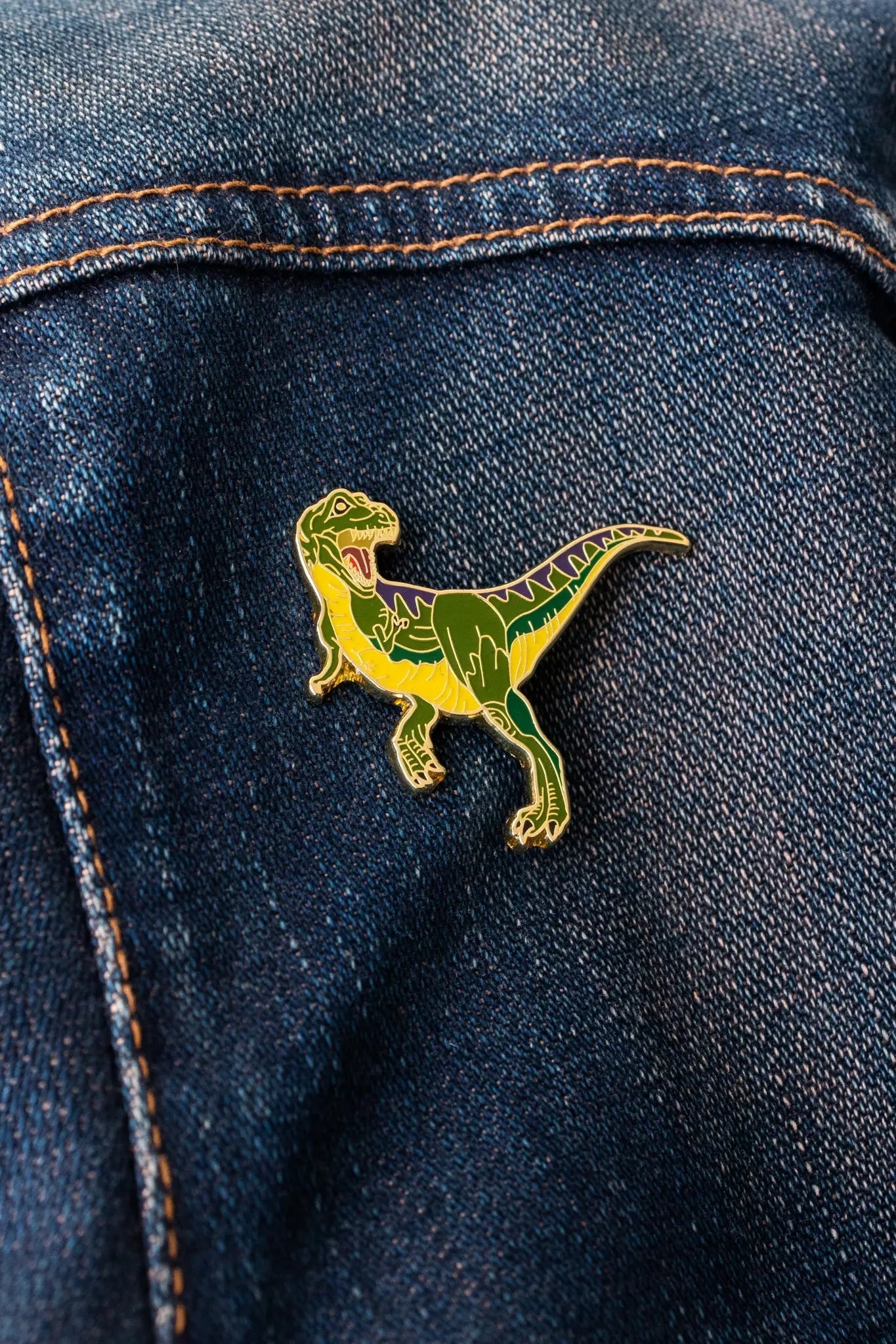 Tyrannosaurus Rex Enamel Pin, Default Title at Stemcell Science Shop