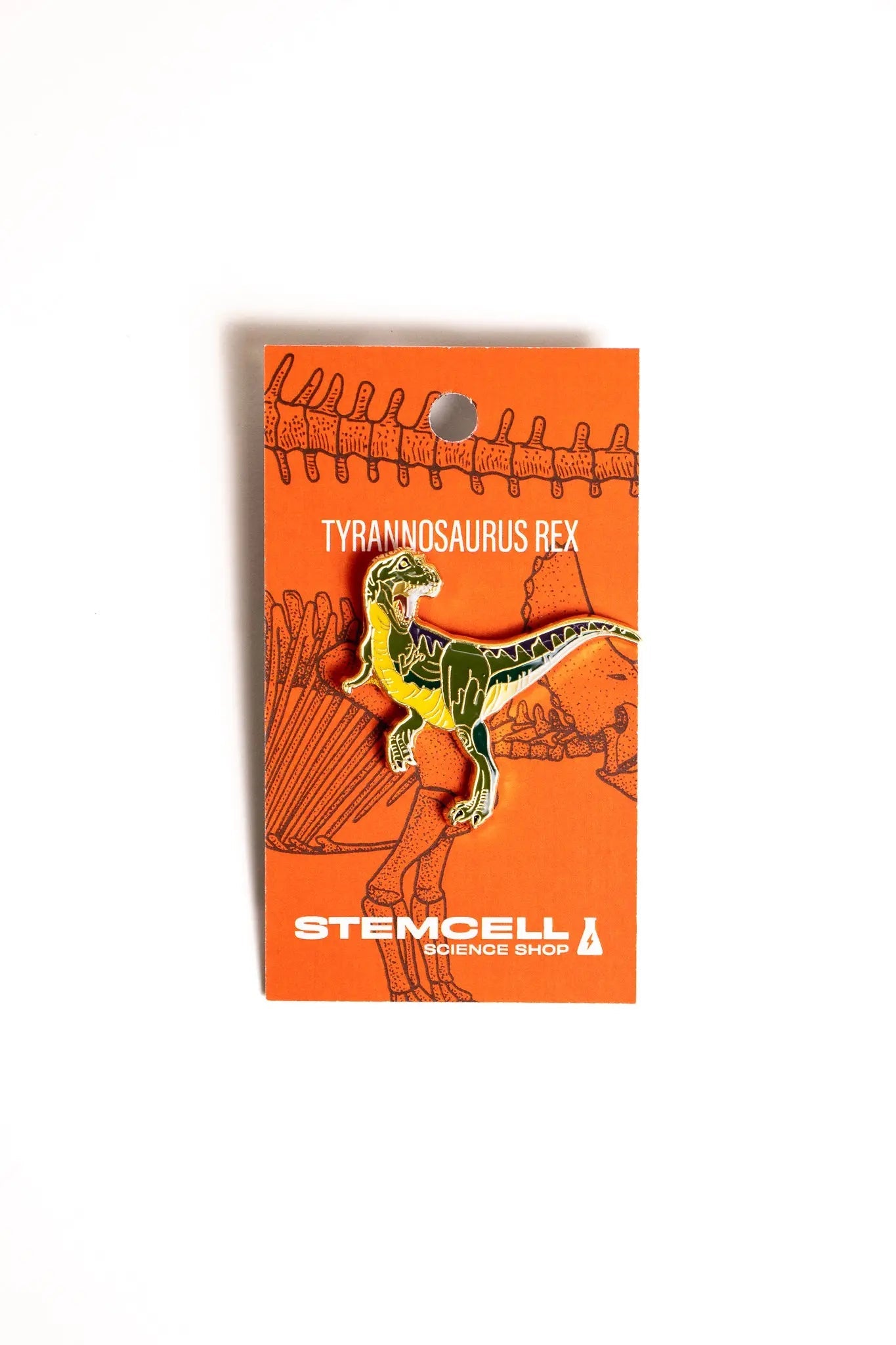 Tyrannosaurus Rex Enamel Pin, Default Title at Stemcell Science Shop