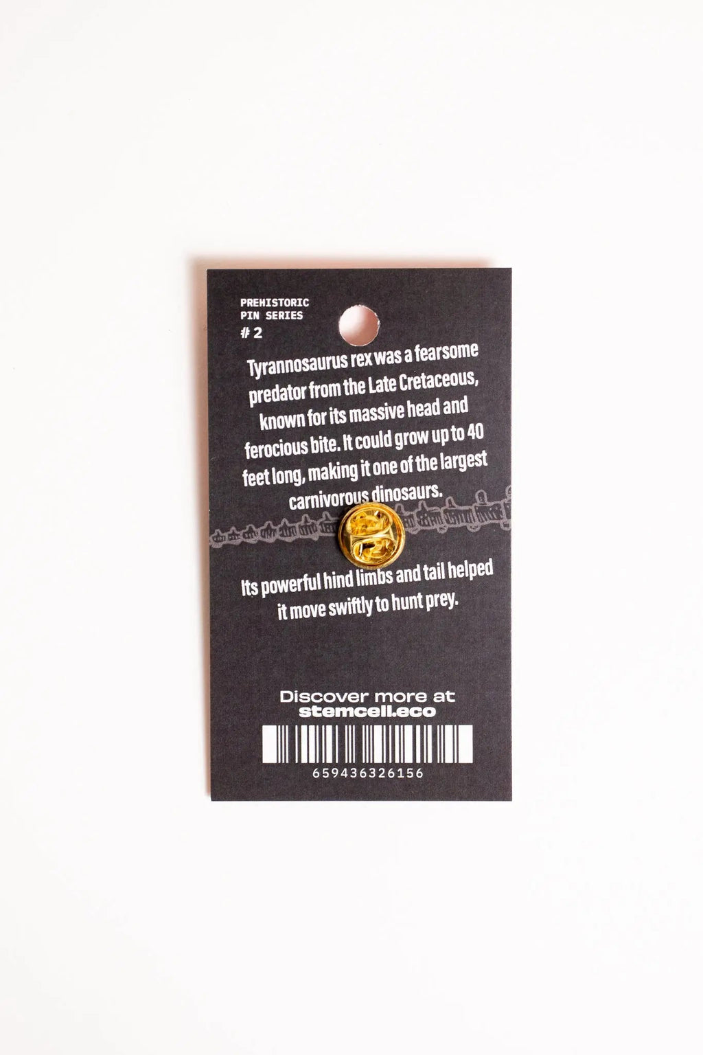 Tyrannosaurus Rex Enamel Pin, Default Title at Stemcell Science Shop