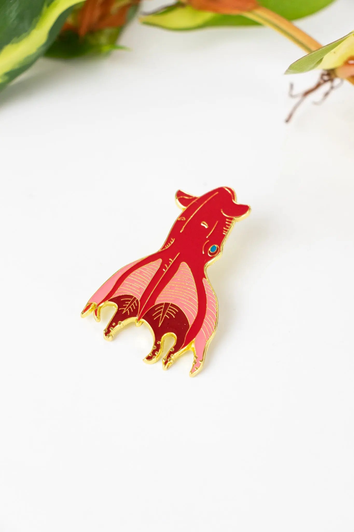 Vampire Squid Enamel Pin (Vampyroteuthis infernalis), Default Title at Stemcell Science Shop