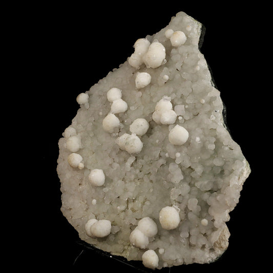 Gyrolite Crystal on prenite Natural Mineral Specimen # B 6635
