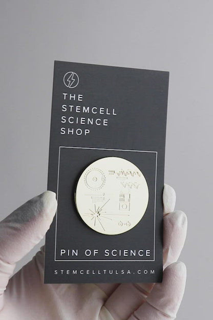 Voyager Golden Record Cover Pin
