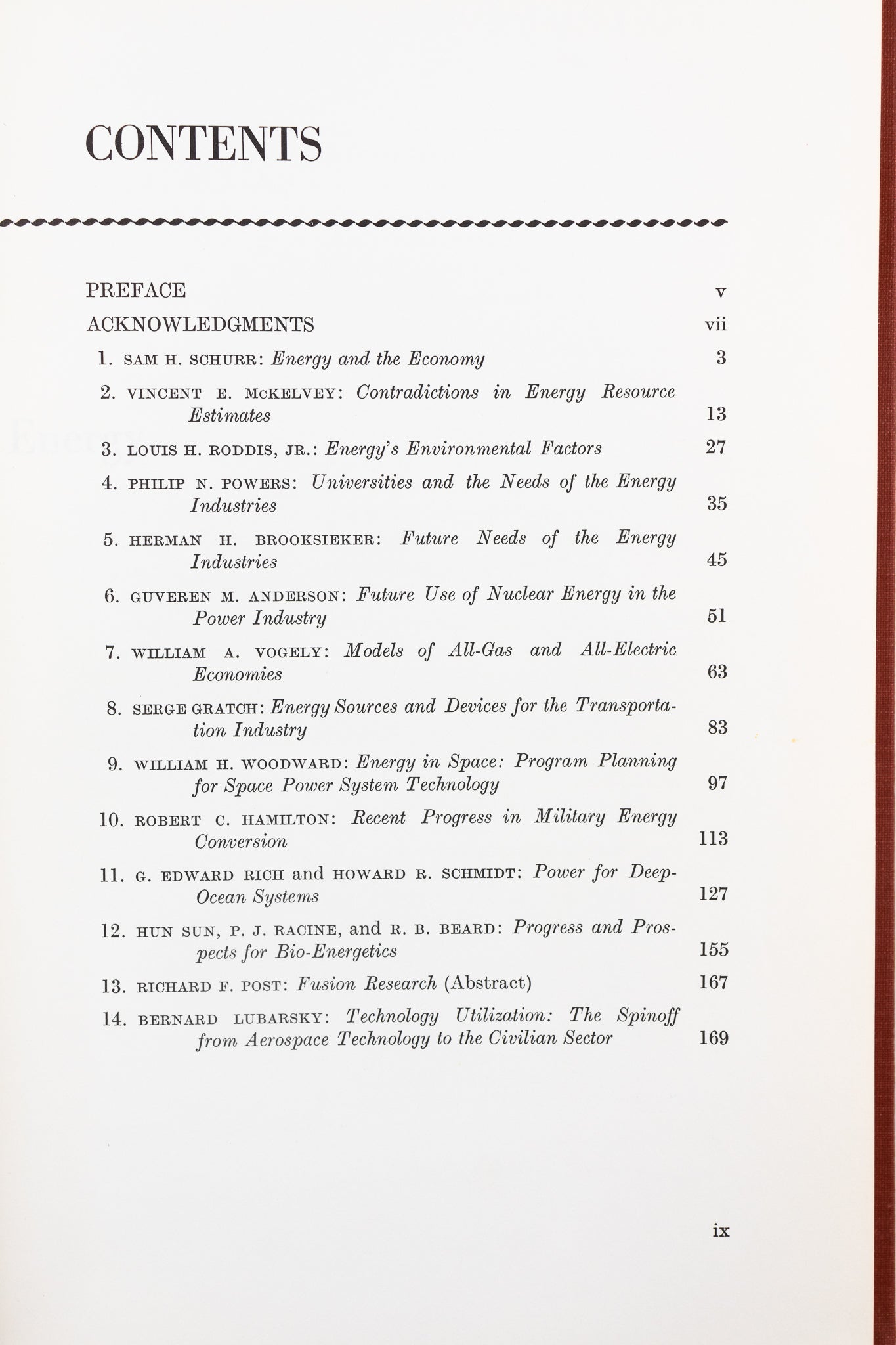 Energy: Proceedings of the Seventh Biennial Gas Dynamics Symposium