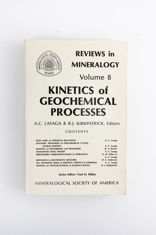 Kinetics of Geochemical Processes - Stemcell Science Shop