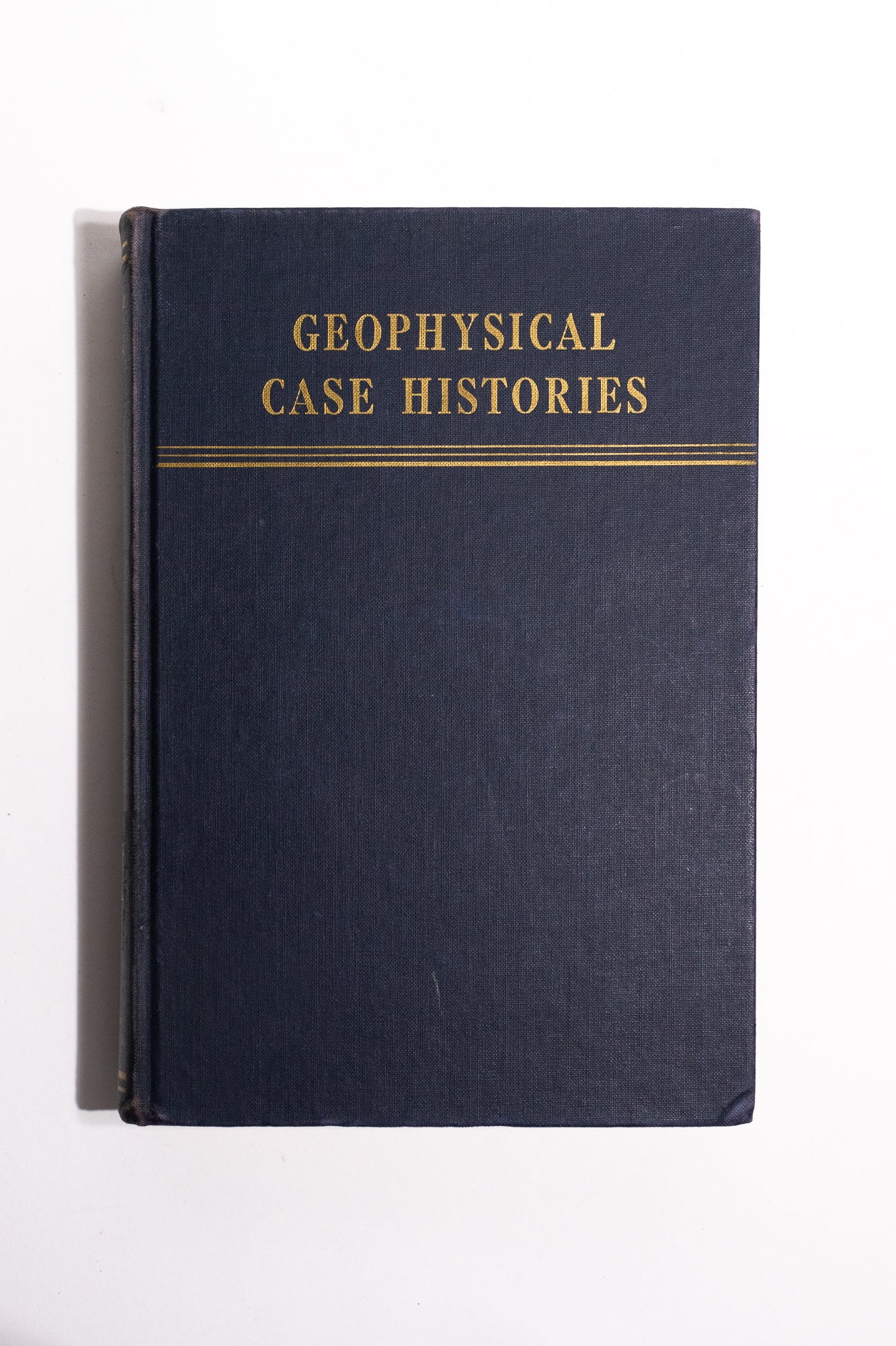 Geophysical Case Histories Vol. l - Stemcell Science Shop