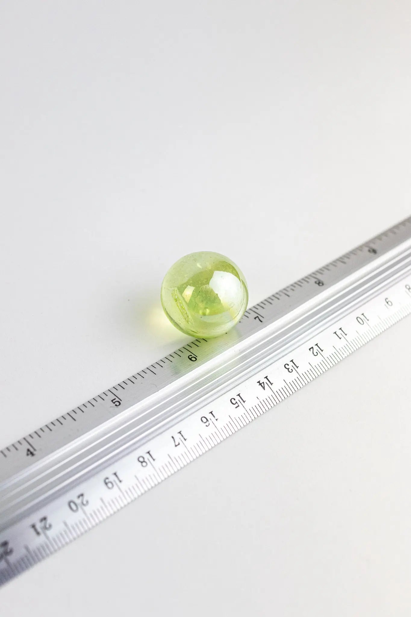 Green Uranium Glass Ball