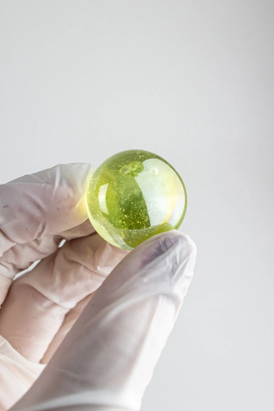 Green Uranium Glass Ball - Stemcell Science Shop