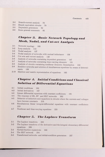 Basic Network Theory
