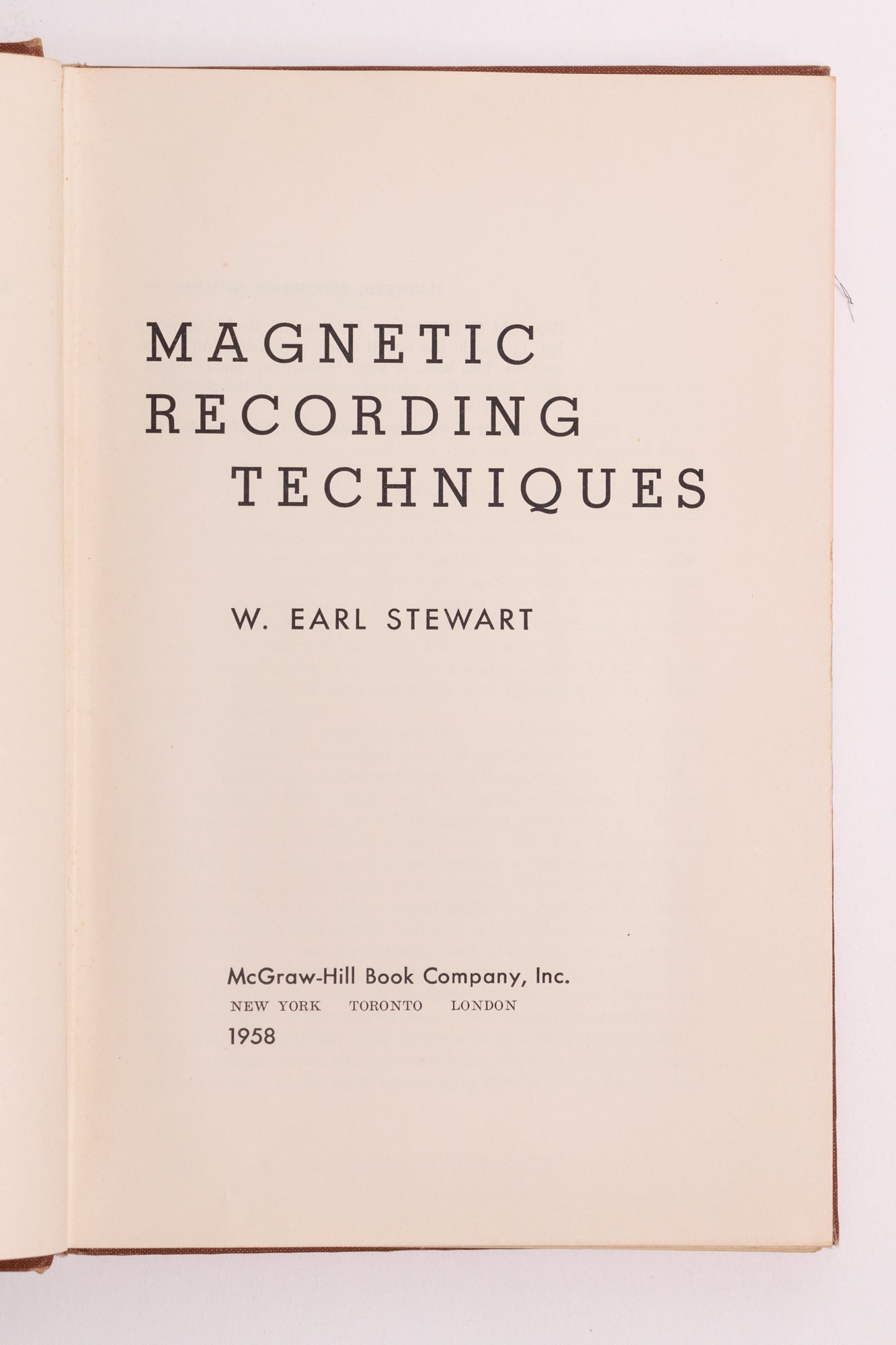Magnetic Recording Techniques - Stemcell Science Shop