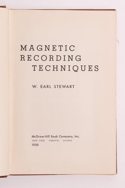 Magnetic Recording Techniques