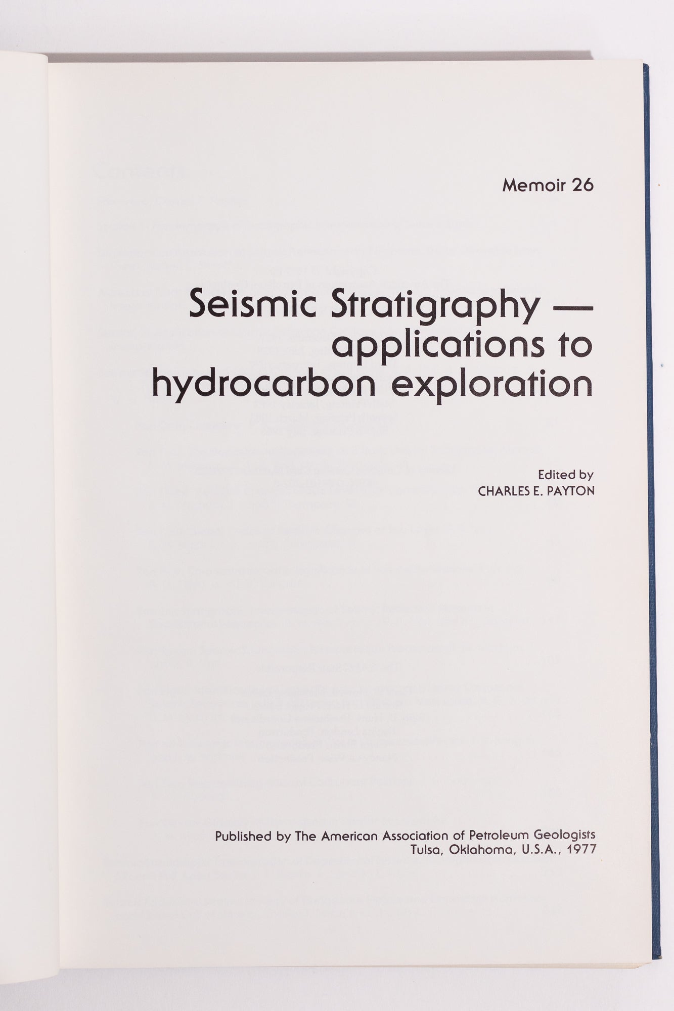 Seismic Stratigraphy- Applications to Hydrocarbon Exploration - Stemcell Science Shop