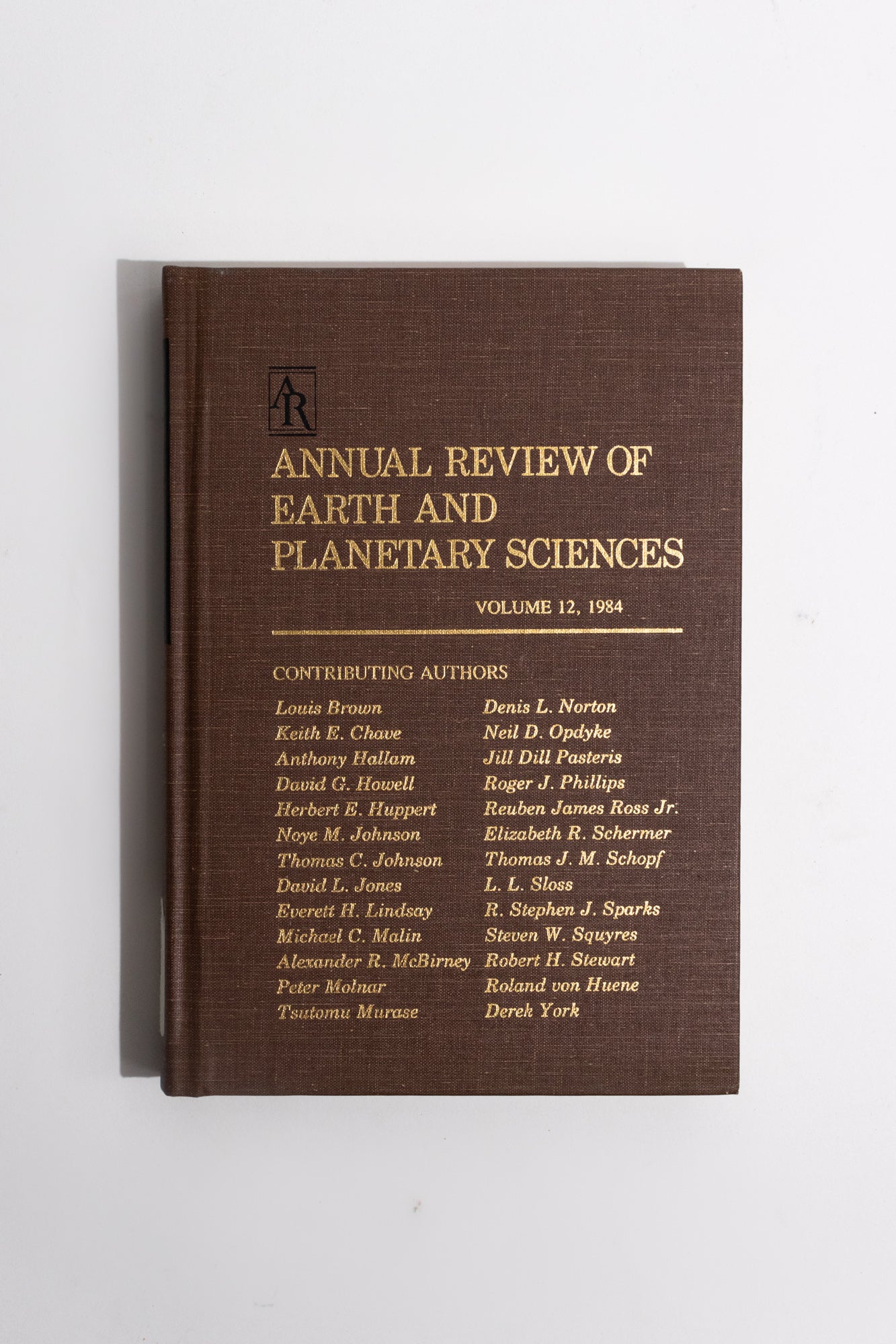 Annual Review of Earth and Planetary Sciences: Vol 12