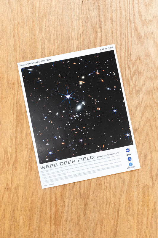 JWST Historic Poster #1 - Webb Deep Field - Stemcell Science Shop