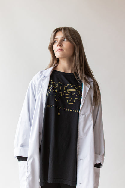 科学 Japan Long-Sleeve Shirt - Black/Gold - Stemcell Science Shop